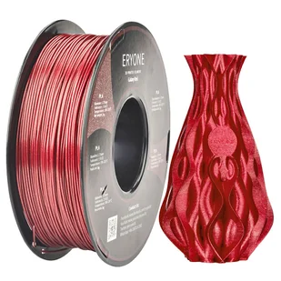 ERYONE Galaxy Sparkly Glitter PLA Filament for 3D Printer 1 75mm Tolerance 0 03mm 1KG 2 2LBS /Spool - Red - Filamenty i akcesoria do drukarek 3D - miniaturka - grafika 1