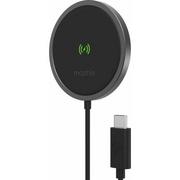 Ładowarki do telefonów - Mophie Snap+ Wireless Charger Ładowarka Bezprzewodowa Kompatybilna z MagSafe 15 W (Black) 401307634 - miniaturka - grafika 1