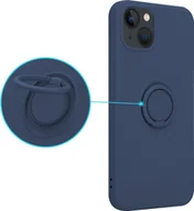 Etui i futerały do telefonów - OEM Etui Silicon Ring do Iphone 12 PRO MAX niebieski - miniaturka - grafika 1