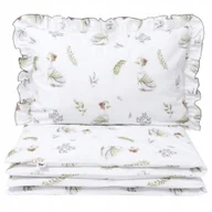 Pościel dla dzieci - Zestaw Pościeli z Falbanką Poduszka 40x60 i Kołdra 140x200 z Bawełny 100% - miniaturka - grafika 1