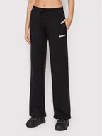 Spodnie sportowe damskie - Calvin Klein Jeans Spodnie dresowe J20J217293 Czarny Loose Fit - miniaturka - grafika 1