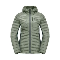 Kurtki damskie - Damska kurtka hybrydowa Jack Wolfskin ROUTEBURN PRO INS JKT W mint leaf - XL - miniaturka - grafika 1