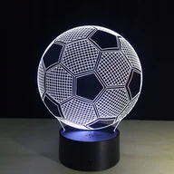 Gadżety dla graczy - Lampka Nocna 3d Piłka Nożna Football Led Na Pilota - miniaturka - grafika 1