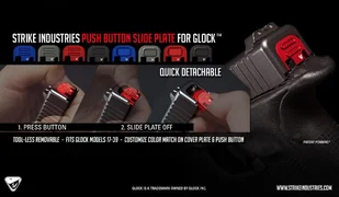 Strike Industries - Płytka oporowa zamka Glock V1 - Czarny - Osprzęt do wiatrówek - miniaturka - grafika 4