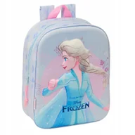 Plecaki szkolne i tornistry - Plecak przedszkolny dla dziewczynki KRAINA LODU FROZEN ELSA 3D DISNEY - miniaturka - grafika 1