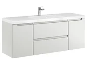 Szafki łazienkowe - Szafka Wisząca Z Umywalką ETH 120 cm D - Kaszmir Mat - miniaturka - grafika 1