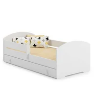 Łóżka dla dzieci i młodzieży - Łóżko dziecięce LUK z szufladą i barierką 160x80 - miniaturka - grafika 1