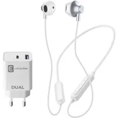 Ładowarki do telefonów - Ładowarka sieciowa CELLULARLINE PD 20W Biały + Słuchawki Bluetooth - miniaturka - grafika 1