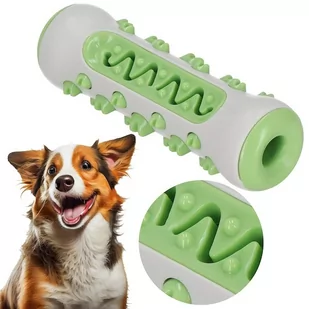 Gryzak dentystyczny dla psa do czyszczenia zębów wałek gumowy - Zabawki dla psów - miniaturka - grafika 1