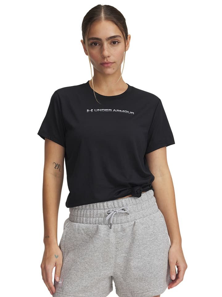 Under Armour Koszulka sportowa w kolorze czarnym