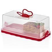 Tace i patery - Kopuła tortu Herzberg Baton Czerwona - miniaturka - grafika 1