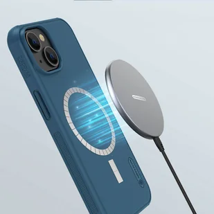 Nillkin Super Frosted Shield Pro Magnetic Case etui iPhone 14 Plus z MagSafe magnetyczne czarny - Etui i futerały do telefonów - miniaturka - grafika 8
