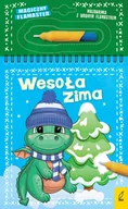 Kolorowanki, wyklejanki - Magiczny flamaster.  Wesoła zima - miniaturka - grafika 1