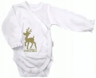 Body dla niemowląt - MAMATTI body kopertowe dł.rękaw MC r.56 BD001 - miniaturka - grafika 1