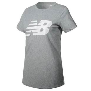 Damska Koszulka NEW BALANCE NB CLASSIC FLYING NB GRAPHIC TEE NBWT03816AG – Szary - Koszulki i topy damskie - miniaturka - grafika 1