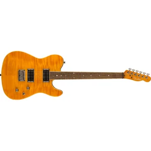 Fender Special Edition Custom Telecaster FMT HH Laurel Fingerboard Amber - Gitary elektryczne - miniaturka - grafika 1