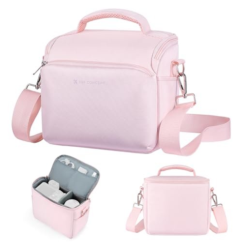 K&F Concept Plecak na aparat, torba na ramię, torby fotograficzne, prostokątne etui kompatybilne z plecakiem dronowym, Różowy, Plecaki typu Sling