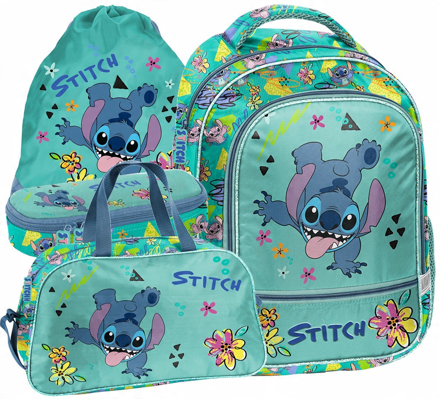 Zestaw szkolny Plecak Tornister Disney Lilo i Stitch Torba Sportowa