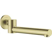 Wylewki do baterii - Deante Wylewka wannowa składana - okrągła złoto szczotkowane - miniaturka - grafika 1