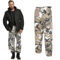Odzież taktyczna i umundurowanie - Spodnie Długie Męskie BRANDIT M65 Vintage - Urban 4XL - miniaturka - grafika 1