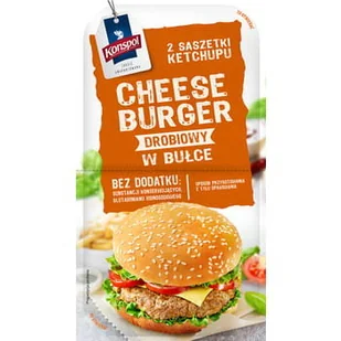 Cheeseburger Drobiowy 320 G Konspol - Szybkie dania obiadowe - miniaturka - grafika 1