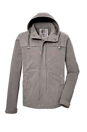 G.I.G.A. DX Męska kurtka/kurtka przejściowa z kapturem GS 16 MN JCKT GOTS, ciemny kamień, XL, 42660-000