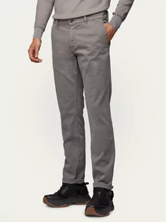 Spodnie męskie - BOSS Spodnie materiałowe Schino 50379154 Szary Regular Fit - grafika 1
