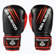Rękawice bokserskie - Bushido Rękawice treningowe sparingowe Bushido skóra czarne ARB-415 14oz - miniaturka - grafika 1