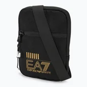 Torby męskie - Saszetka EA7 Emporio Armani Train Core Mini black/gold logo - miniaturka - grafika 1
