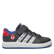 Sneakersy damskie - Sneakersy adidas Marvel's Spider-Man Grand Court JS0742 Czarny - miniaturka - grafika 1