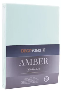 DecoKing Jersey/AMBER/FROZENBLUE/100-120x200+30 - Prześcieradła - miniaturka - grafika 1