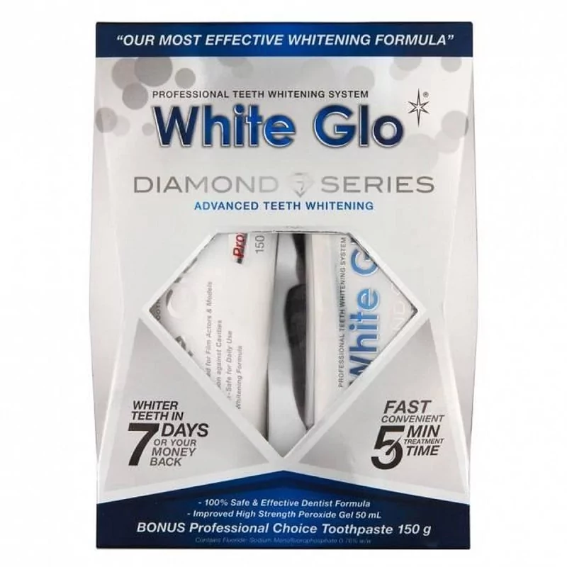 White Glo White Glo Diamond System wybielający z nakładką na zęby
