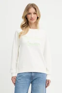 Bluzy damskie - Pepe Jeans bluza damska kolor biały z aplikacją PL581524 - miniaturka - grafika 1