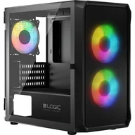 Obudowy komputerowe - Obudowa Komputerowa Logic Portos ARGB Mini USB 3.0 Czarna - miniaturka - grafika 1
