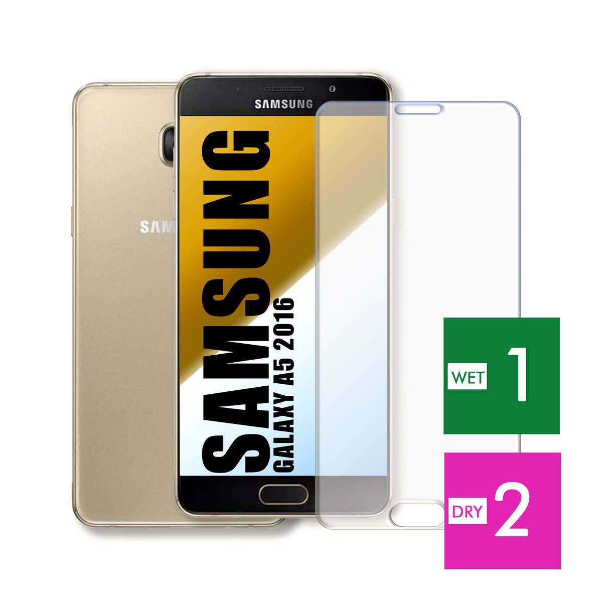 WZMOCNIONE SZKŁO DO SAMSUNG GALAXY A5 2016 SZYBKA HARTOWANE 9H JAKOŚĆ