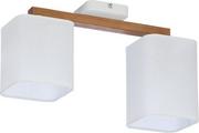 Lampy sufitowe - TK Lighting Tora 4162 plafon lampa oprawa sufitowa 2x60W E27 biały - miniaturka - grafika 1