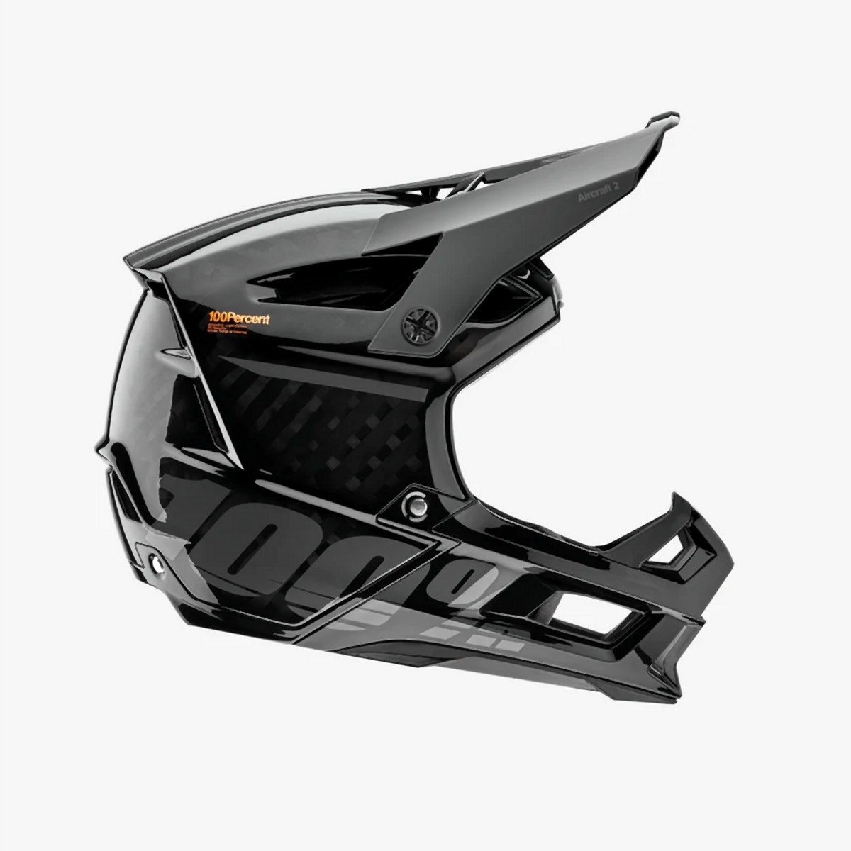 100 Procent Mtb Kask Rowerowy Model Aircraft 2 Composite Black Kolor Czarny