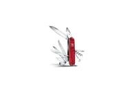 Scyzoryki - Victorinox Scyzoryk Huntsman transparentny czerwony Celidor 91mm blister - miniaturka - grafika 1