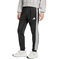 Spodnie sportowe męskie - Spodnie męskie adidas 3-Stripes Tricot Regular Tapered - miniaturka - grafika 1