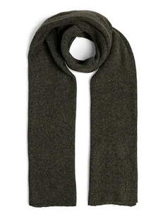 Pieces Szal w kolorze khaki - Apaszki i szaliki damskie - miniaturka - grafika 1