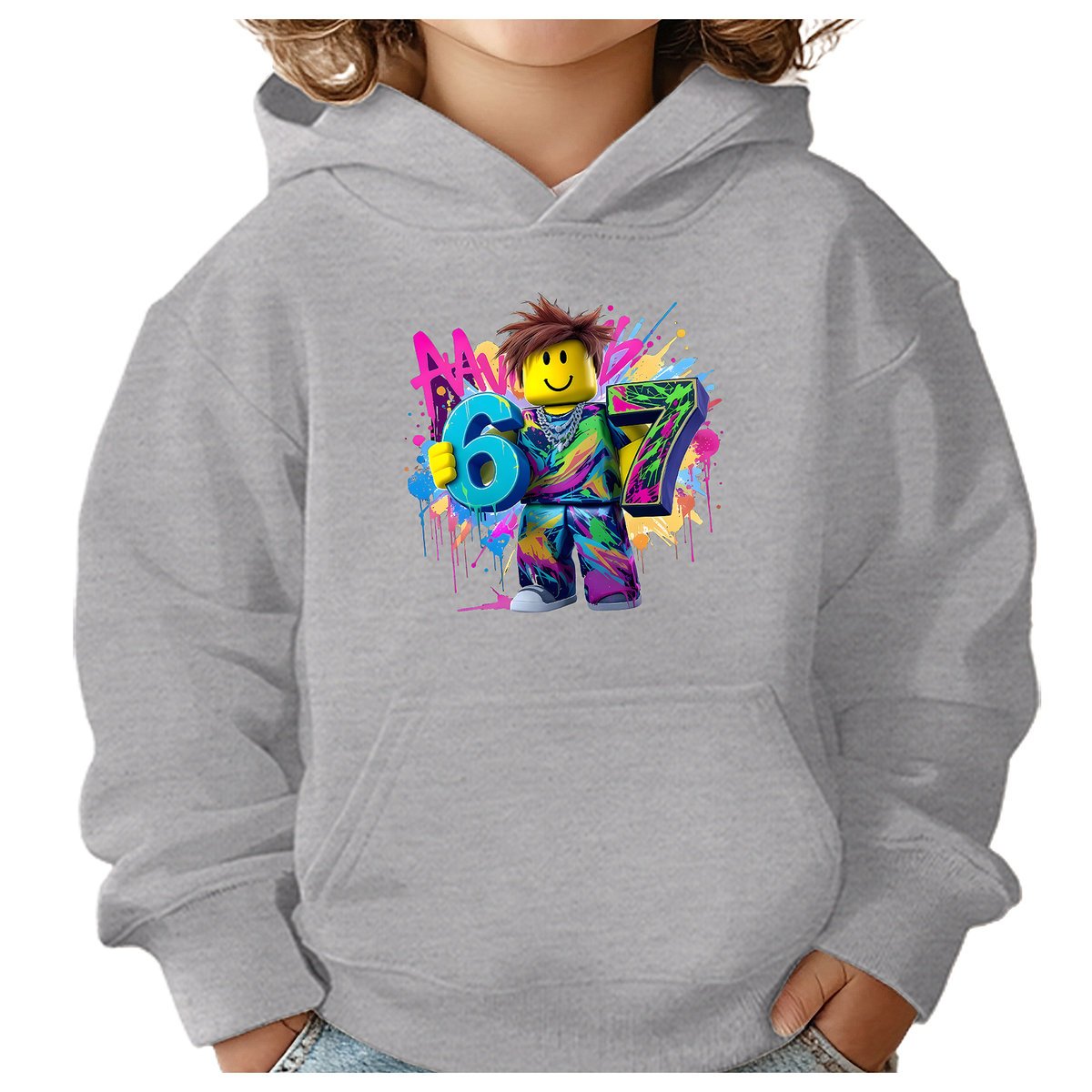 BLUZA DZIECIĘCA 67 SIX SEVEN VIRAL ROBLOX 122-128 CHŁOPIĘCA DZIEWCZĘCA