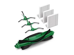 Zestaw wymienny: 3x Wirująca szczotka boczna czarna, 3x filtr, 1x szczotka główna - do urządzenia Roomba Combo 105 / Combo 105+ - Akcesoria do odkurzaczy - miniaturka - grafika 1