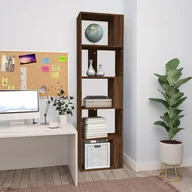 Regały - vidaXL Regał na książki, brązowy dąb, 45x24x160 cm - miniaturka - grafika 1