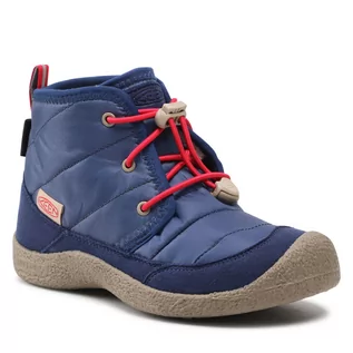 Botki męskie - Keen Trzewiki Howser II Chukka Wp 1025515 Blue Depths/Red Carpet - grafika 1