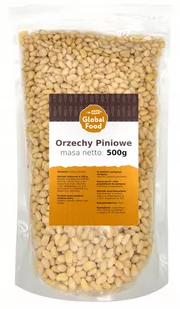 ORZECHY PINIOWE PINI CEDROWE GLOBAL FOOD 500g 0,5kg - Orzechy i nasiona - miniaturka - grafika 1