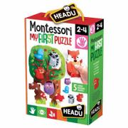 Układanki dla dzieci - Russell Układanka HEADU Montessori Moje Pierwsze Puzzle Las GXP-653012 - miniaturka - grafika 1