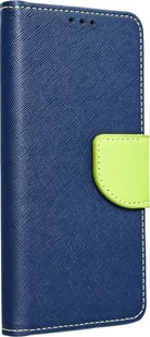 OEM Kabura Fancy Book do  XIAOMI Redmi NOTE 12 4G granatowy / limonka - Etui i futerały do telefonów - miniaturka - grafika 1
