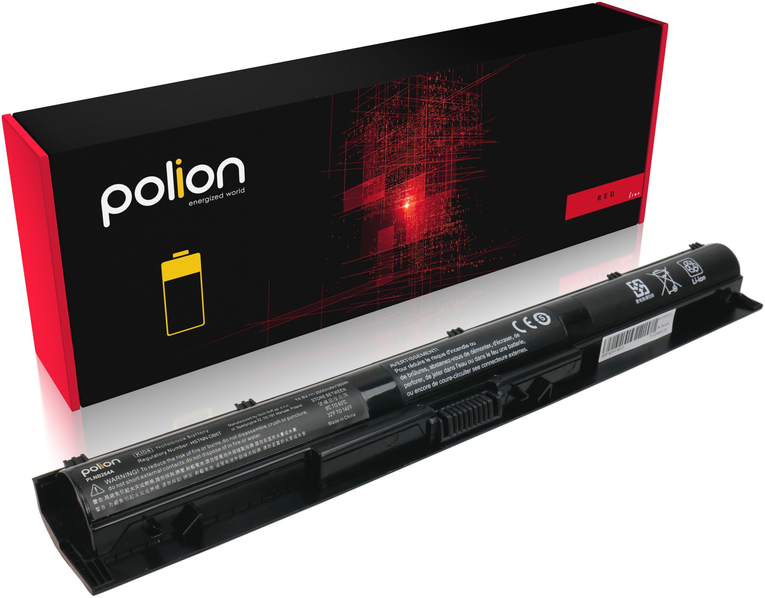 Bateria do laptopa HP KI04 Pavilion 15-AB 15-AK 17-G 2600mAh