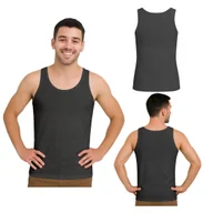 Koszulki męskie - Męska koszulka podkoszulka z BAWEŁNY TURECKIEJ na ramiączkach Captain Mike M - miniaturka - grafika 1