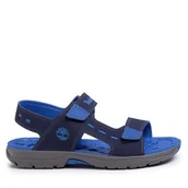 Buty dla chłopców - Sandały Timberland Moss Jump 2 Strap Sandal TB0A1YNS0191 Granatowy - miniaturka - grafika 1